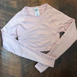 GYMSHARK Pink Longsleeve Top size Small